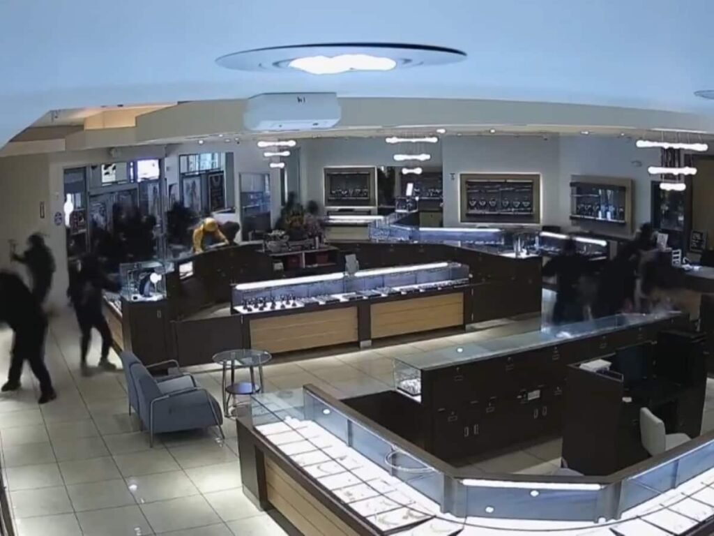 Brazen Daylight Robbery at Indian Jewellery Outlet in California