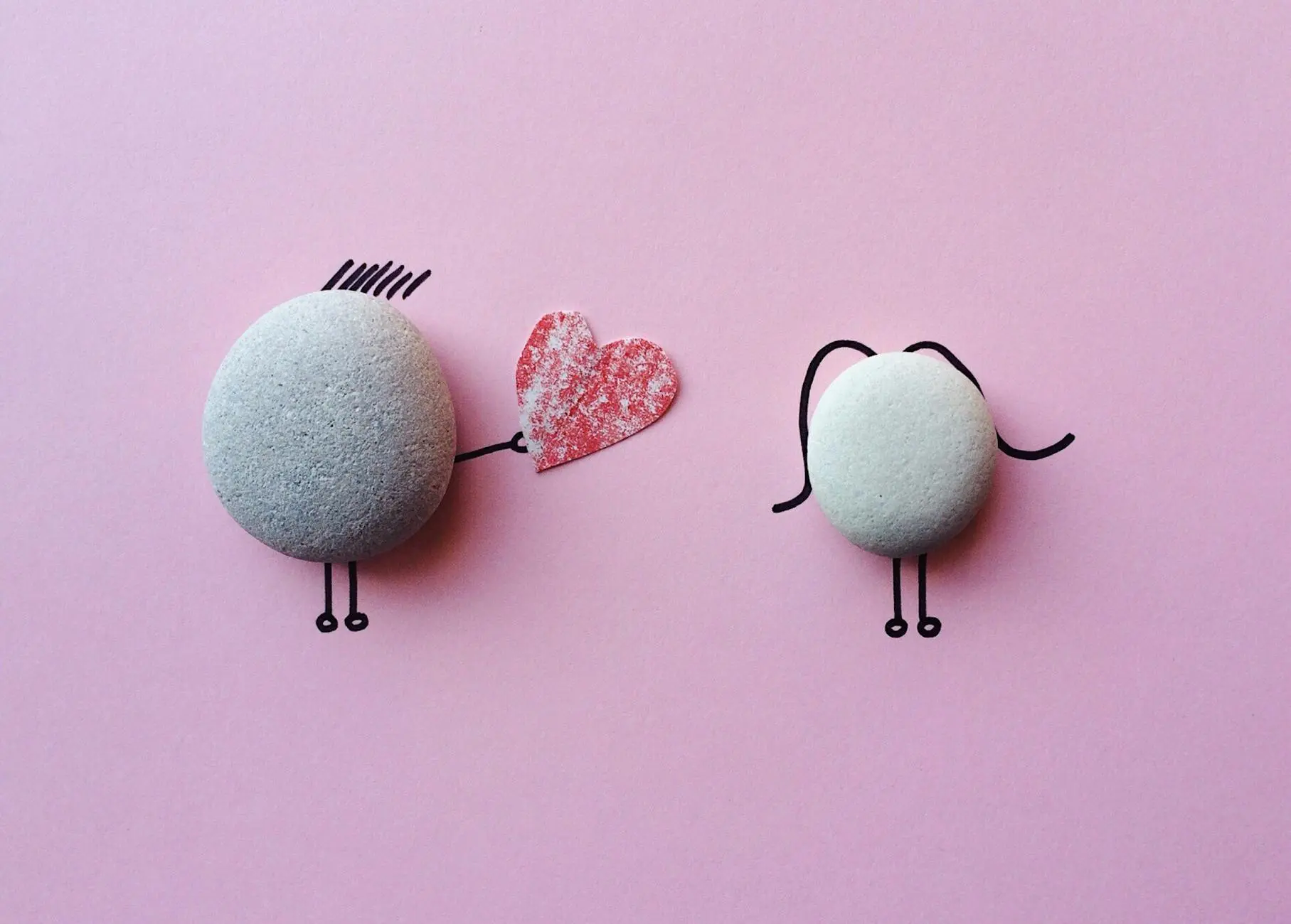 How to Give Your Crush Butterflies: 16 Ways to Attract Crush 3 stone artwork