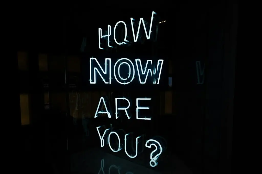 How to fix lost feelings? | Reconnecting Emotions Guide 2024 4 white how now are you? neon light