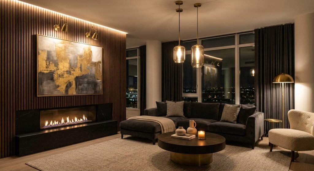 modern living room lighting luxury