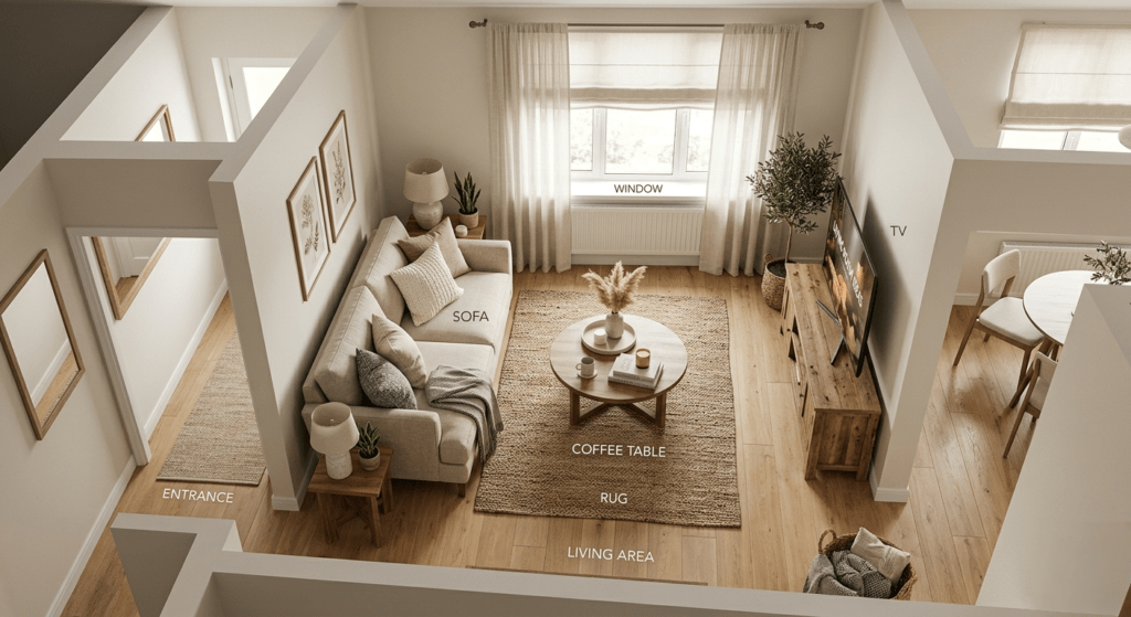 Feed Flow - https://read.feedflow.us/small-living-room-layout-with-tv-and-sofa/