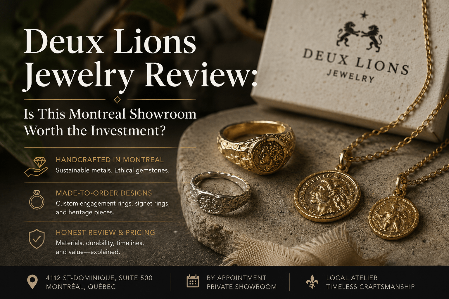 Deux Lions Montreal Review: Pricing, Quality & Custom Rings
