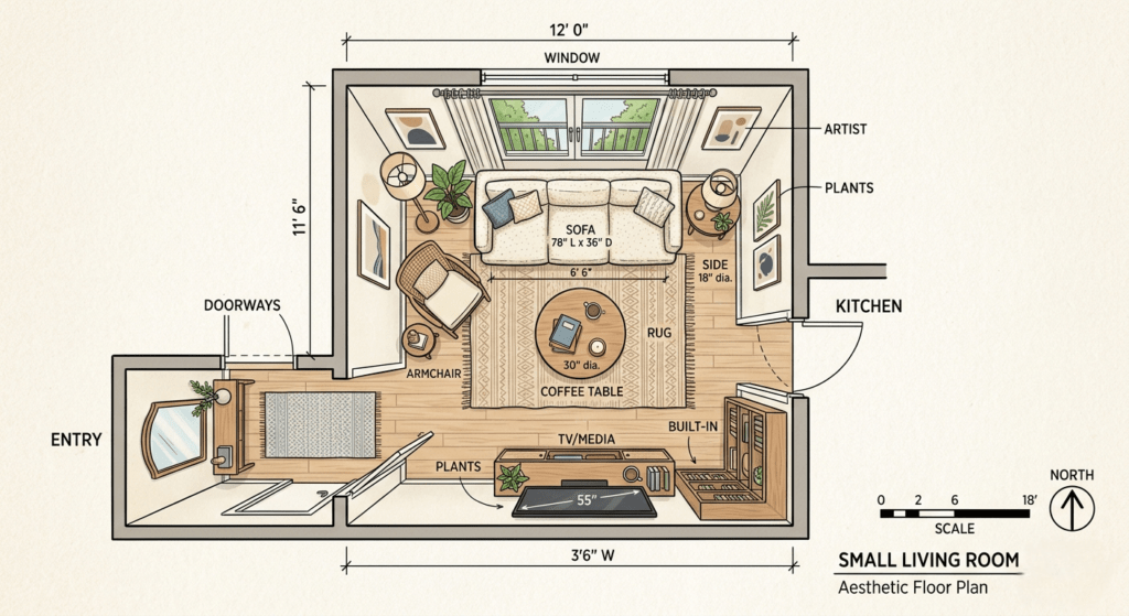 Feed Flow - https://read.feedflow.us/small-living-room-layout-with-tv-and-sofa/