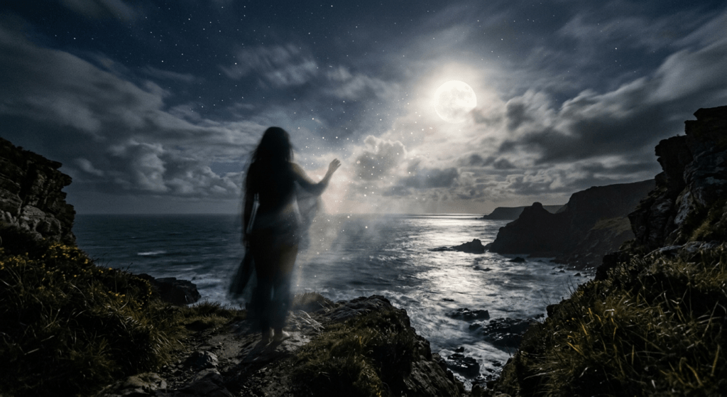 Dreamlike emotional memory illustration symbolizing heartbreak and unresolved relationship feelings