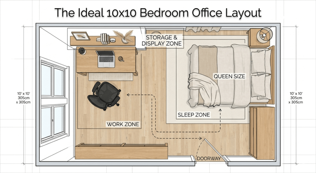 Aesthetic & Minimalist: A $150 Work-From-Home Setup for a 10x10 Room