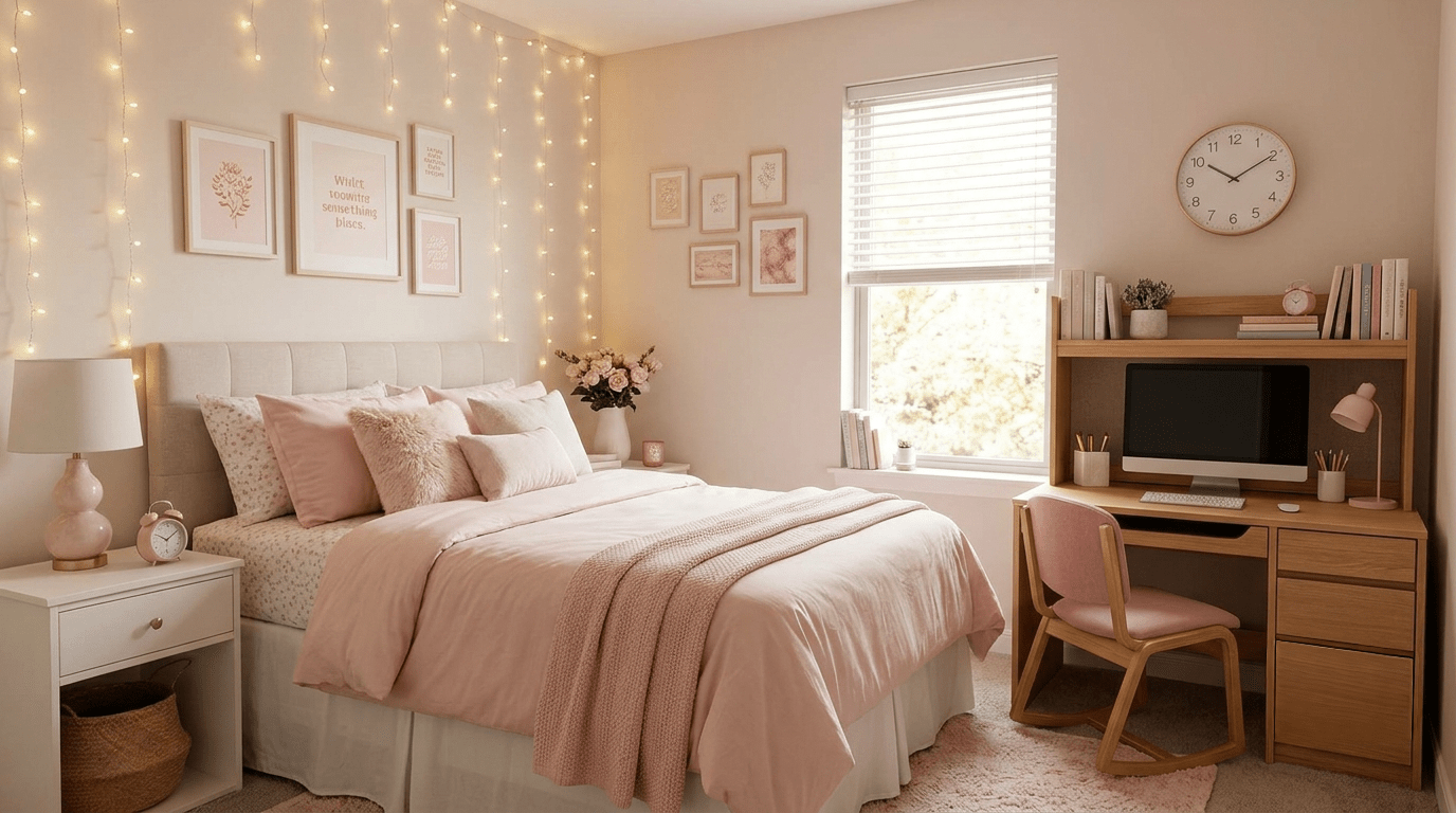 37 Pink Dorm Room Ideas for 2026 That Look Cute and Expensive