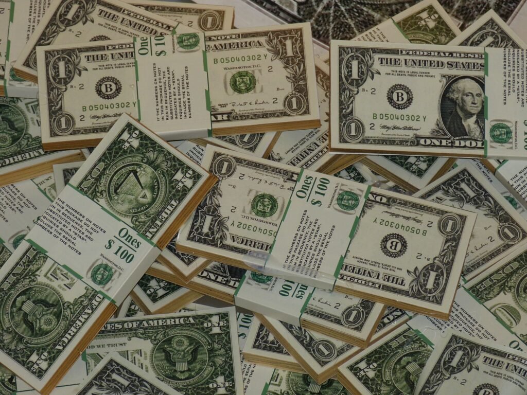 Money and financial planning for budgeting and saving