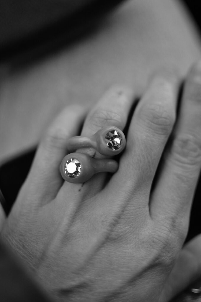 Ring and jewelry close-up
