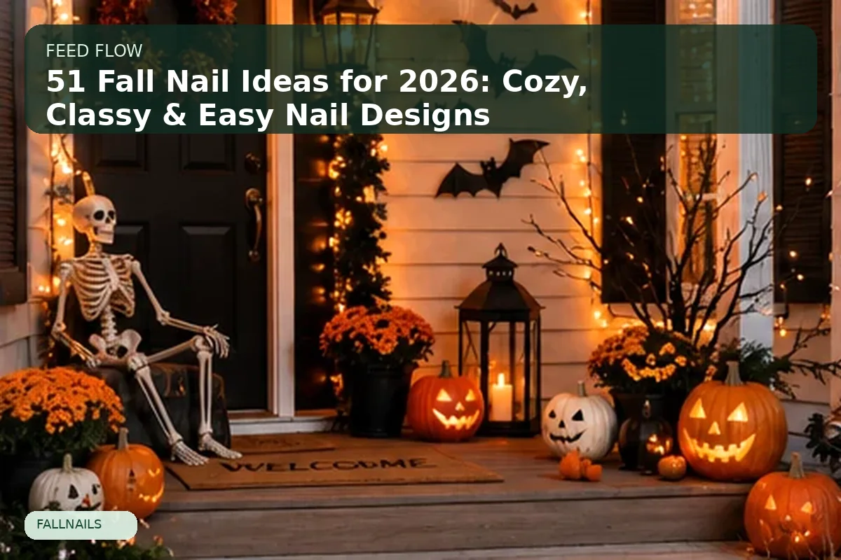 51 Fall Nail Ideas for 2026: Cozy, Classy & Easy Nail Designs