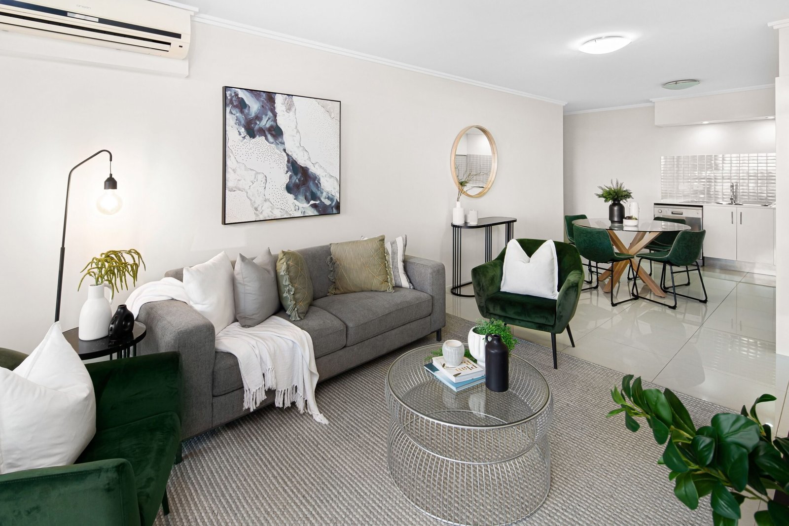 How to Make a Rental Apartment Look Expensive on a Budget 1 Stylish rental apartment interior with modern furniture and decor